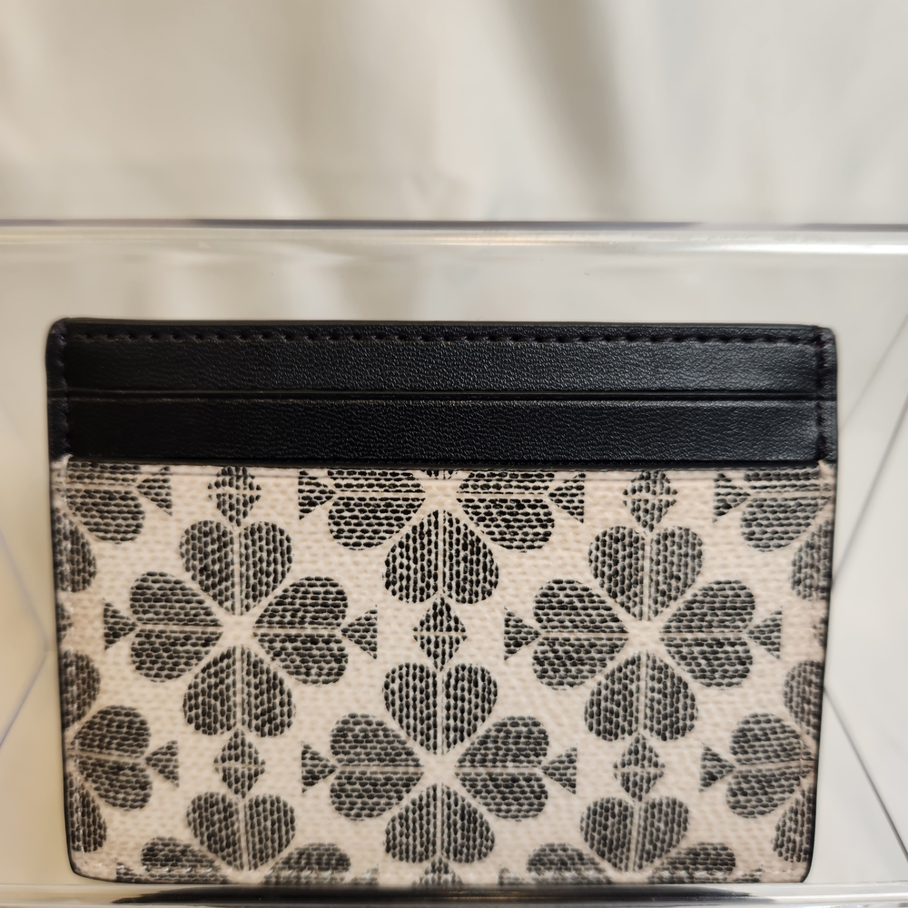 Kate Spade New York Signature Spade Flower Small Slim Card Holder - Picture 3 of 10